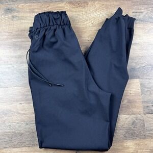 Lululemon High Rise Jogger Pants Womens Sz 2 Black Athleisure 27 Inseam LW5CV4S
